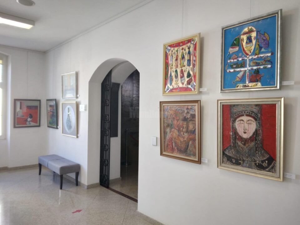 Lucrări realizate in Tabăra de Pictură desfășurată la Putna