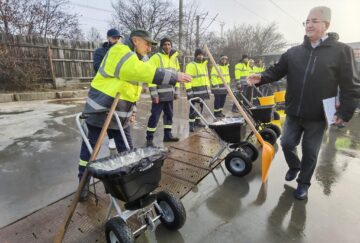Verificarea în teren, de către conducerea Primăriei Suceava, a pregătirilor făcute de Diasil pentru intervenții pe timp de iarnă la îngheț și deszăpezire 7