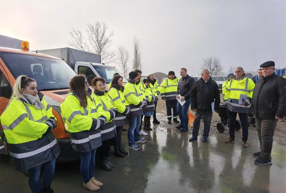 Verificarea în teren, de către conducerea Primăriei Suceava, a pregătirilor făcute de Diasil pentru intervenții pe timp de iarnă la îngheț și deszăpezire 10