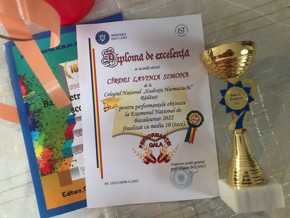 Colegiul Național „Eudoxiu Hurmuzachi” Rădăuți, la Gala Performanței 2022