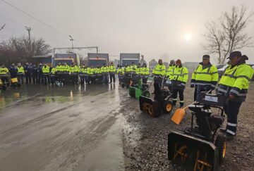Pregătirile Diasil pentru intervenții pe timp de iarnă la îngheț și deszăpezire, verificate de Primăria Suceava