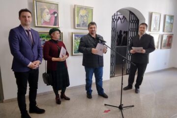 Vernisajul celei de-a X-a Tabăre de Pictură, desfășurată la Putna