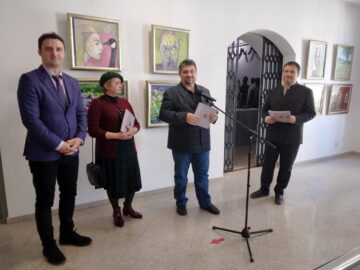 Vernisajul celei de-a X-a Tabăre de Pictură, desfășurată la Putna