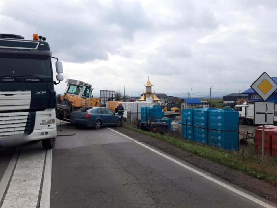 Excavatorul era să provoace o tragedie