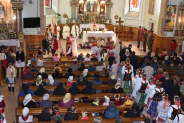 Liturghia din biserica din Solonețu Nou