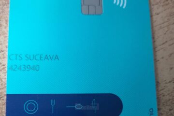 Card cu bonuri de masă pentru donatorii de sânge