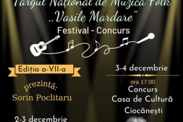 Recitaluri în cadrul Târgului Național de Muzică Folk „Vasile Mardare”, la Gura Humorului