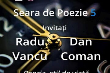 O nouă seară de poezie, joi, la Teatrul Municipal „Matei Vișniec”