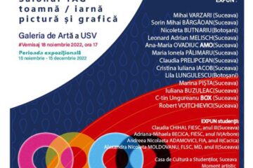 „TAG Salonul toamnă / iarnă 2022, pictură și grafică”, vineri, la USV