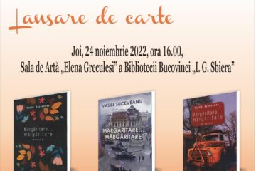 Lansare de carte, joi, la Biblioteca Bucovinei