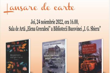 Lansare de carte, joi, la Biblioteca Bucovinei