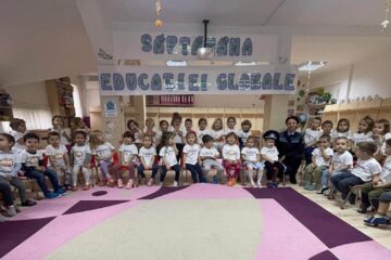 Preșcolarii Grădiniței „1-2-3” au spus ”STOP violenței”