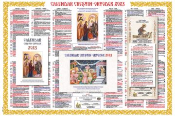 A apărut Calendarul Creștin-Ortodox pe anul 2023
