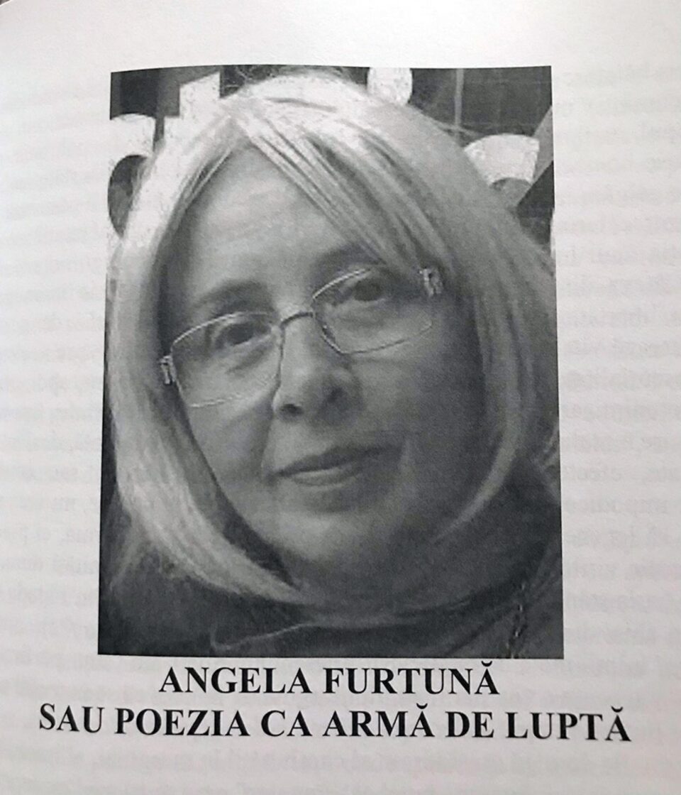 Scriitoarea Angela Furtună a fost inclusă în opul enciclopedic „Un veac de poezie românească – Panoramă critică și antologică a literaturii române”