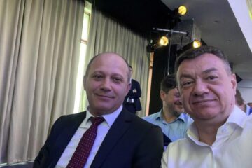 Ministrul Constantin-Daniel Cadariu și deputatul PNL Bogdan Gheorghiu