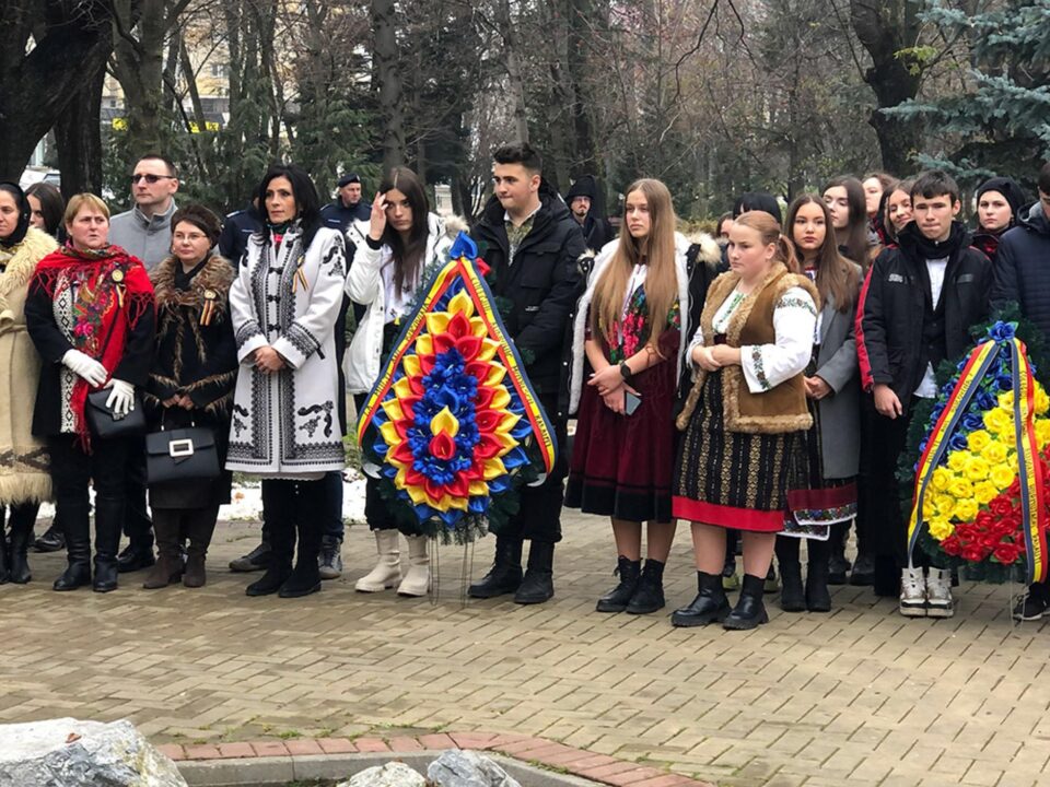 Municipalitatea rădăuțeană a marcat momentul Unirii Bucovinei
