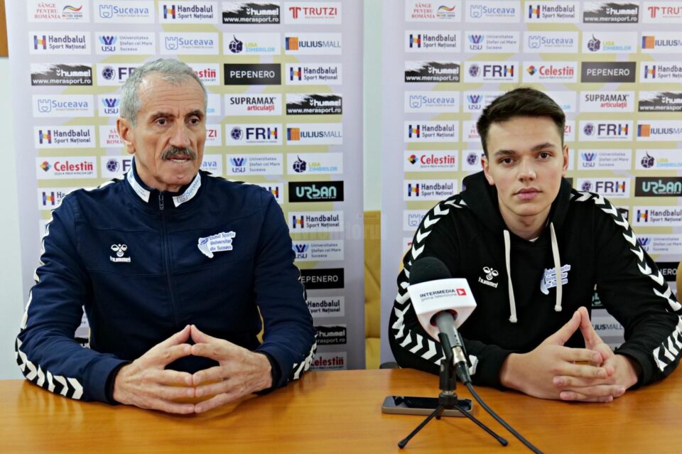 Petru Ghervan și Daniel Stanciuc au prefațat duelul cu Minaur