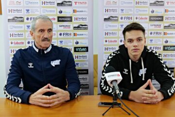 Petru Ghervan și Daniel Stanciuc au prefațat duelul cu Minaur