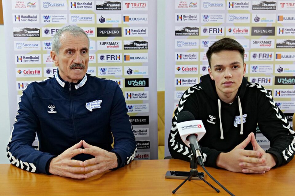 Petru Ghervan și Daniel Stanciuc au prefațat duelul cu Minaur