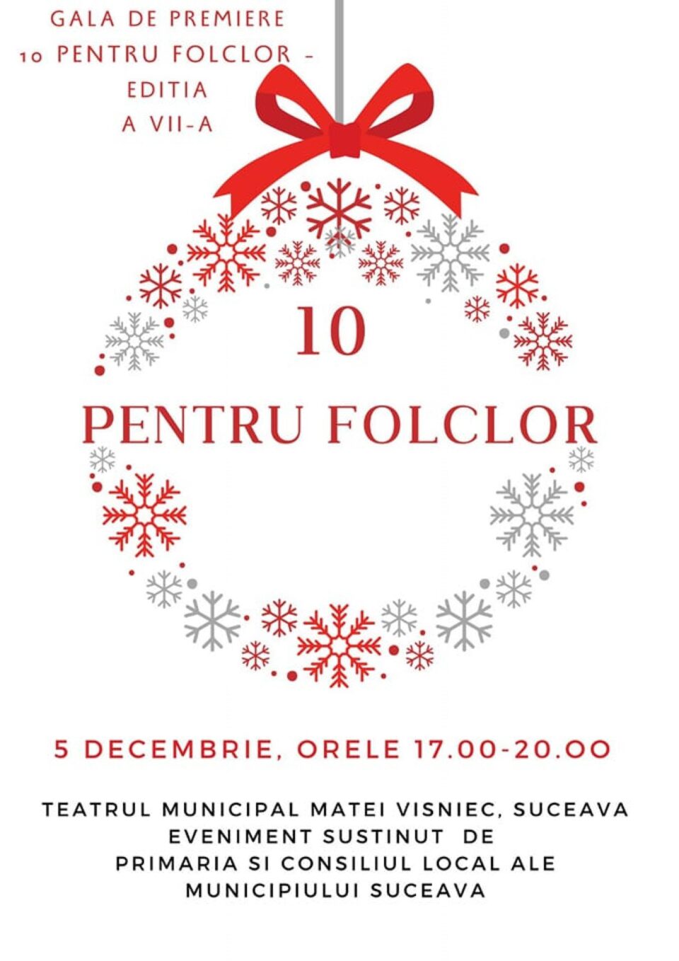 Gala de premiere 10 pentru folclor