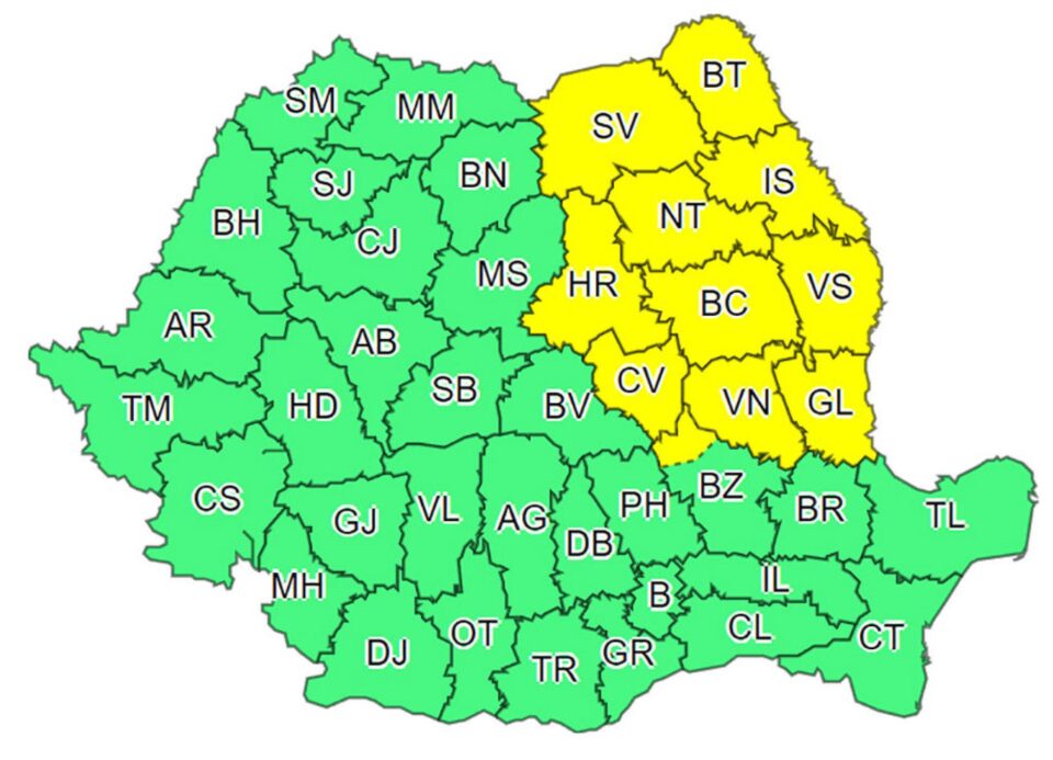 Avertizare meteo