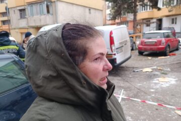 Locatara din blocul avariat
