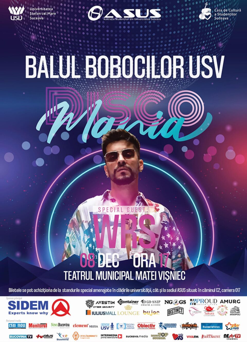 Balul Bobocilor din USV va avea loc joi, 8 decembrie, la Teatrul Municipal ”Matei Vișniec” Balul Bobocilor din USV va avea loc joi, 8 decembrie, la Teatrul Municipal ”Matei Vișniec”