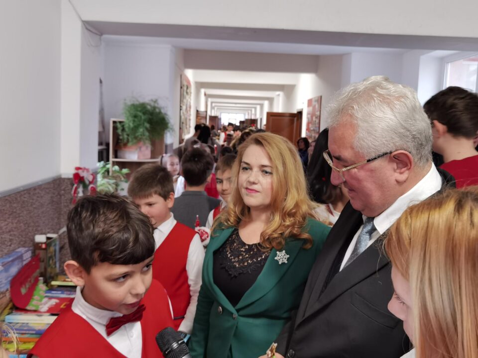 Primarul Ion Lungu si nepotelul său, Patrick