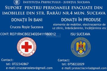 Sucevenii nu se înghesuie la donații pentru victimele exploziei din Burdujeni