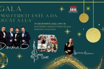 Trupa Dimma'S, Essenza Quartet și Ștefania Mihăilescu, invitați la Gala „Mai fericit este a da, decât a lua”, organizată la Fălticeni