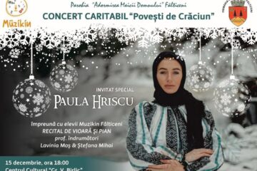 La Fălticeni, concertul caritabil „Povești de Crăciun”
