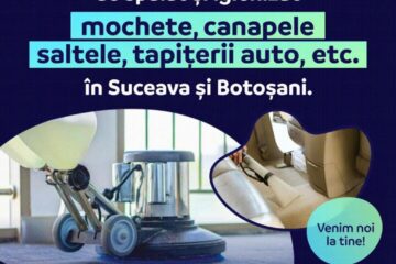 Canapele, tapițerii de casă și auto, curățate cu profesionalism de CleanArt Suceava