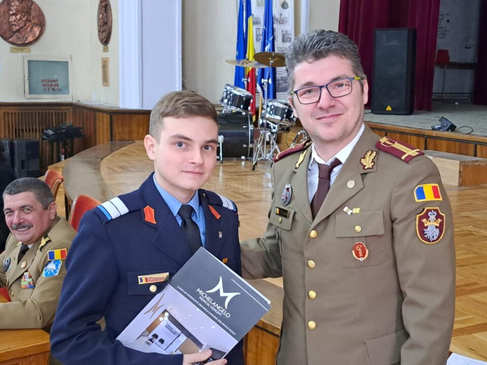 Elevul plutonier Sebastian Pînzari a obtinut locul I
