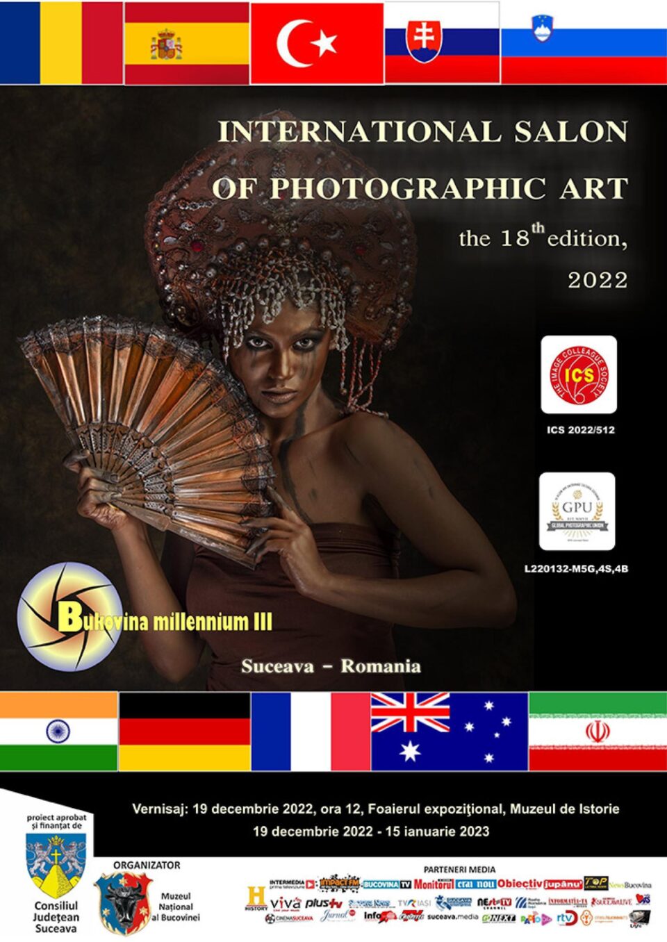 Vernisajul Salonului Internațional de Artă Fotografică „Bucovina Mileniul III”, luni, la Muzeul de Istorie