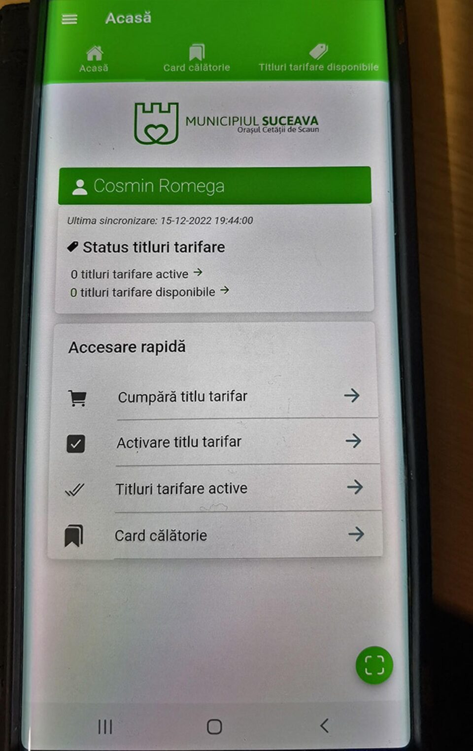 Aplicația de mobil pentru transportul public din Suceava este activă pe Android și IOS, anunță viceprimarul Lucian Harșovschi