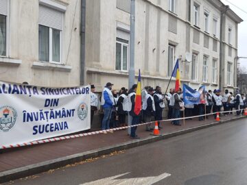 Protestatarii și-au scandat nemulțumirile