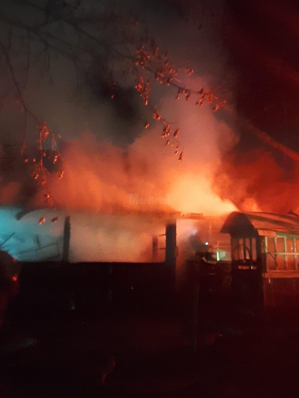 Incendiul de la Vatra Moldoviței