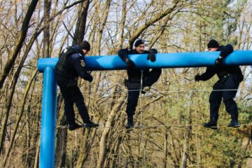 Pistă de pregătire colectivă, inaugurată la baza Jandarmeriei de la Mihoveni