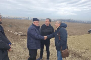 Ion Lungu, la predarea amplasamentului Sălii Polivalente Suceava