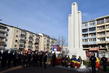Comemorarea eroilor martiri ai Revoluției din 1989, la Fălticeni