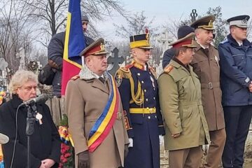 Primarul Vasile Andriciuc l-a comemorat pe eroul Revoluției căpitanul post mortem Petru Constantin Mesler