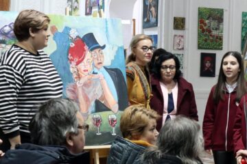 Vernisajul expoziției „Armonie și culoare”