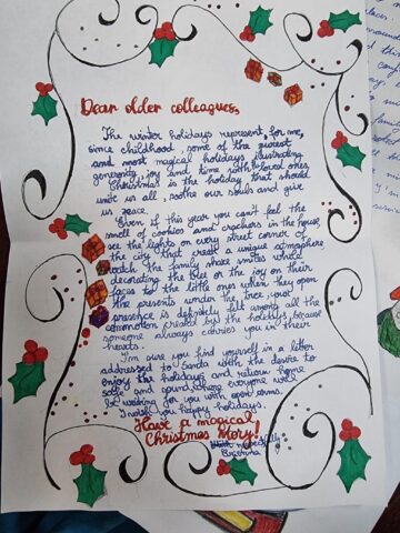 Elevii le-au trimis scrisori militarilor străini detașați în misiuni în zona Mării Negre