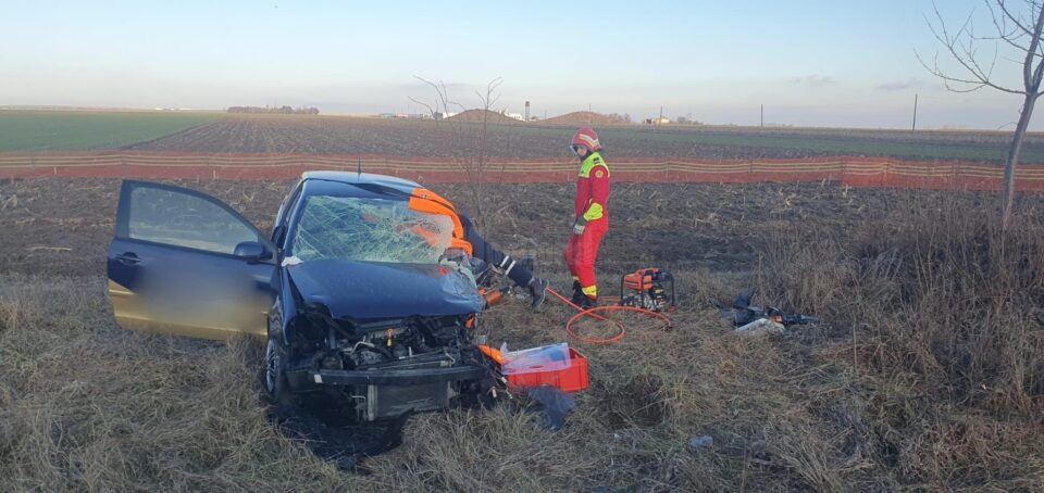 accident la Dumbrăveni
