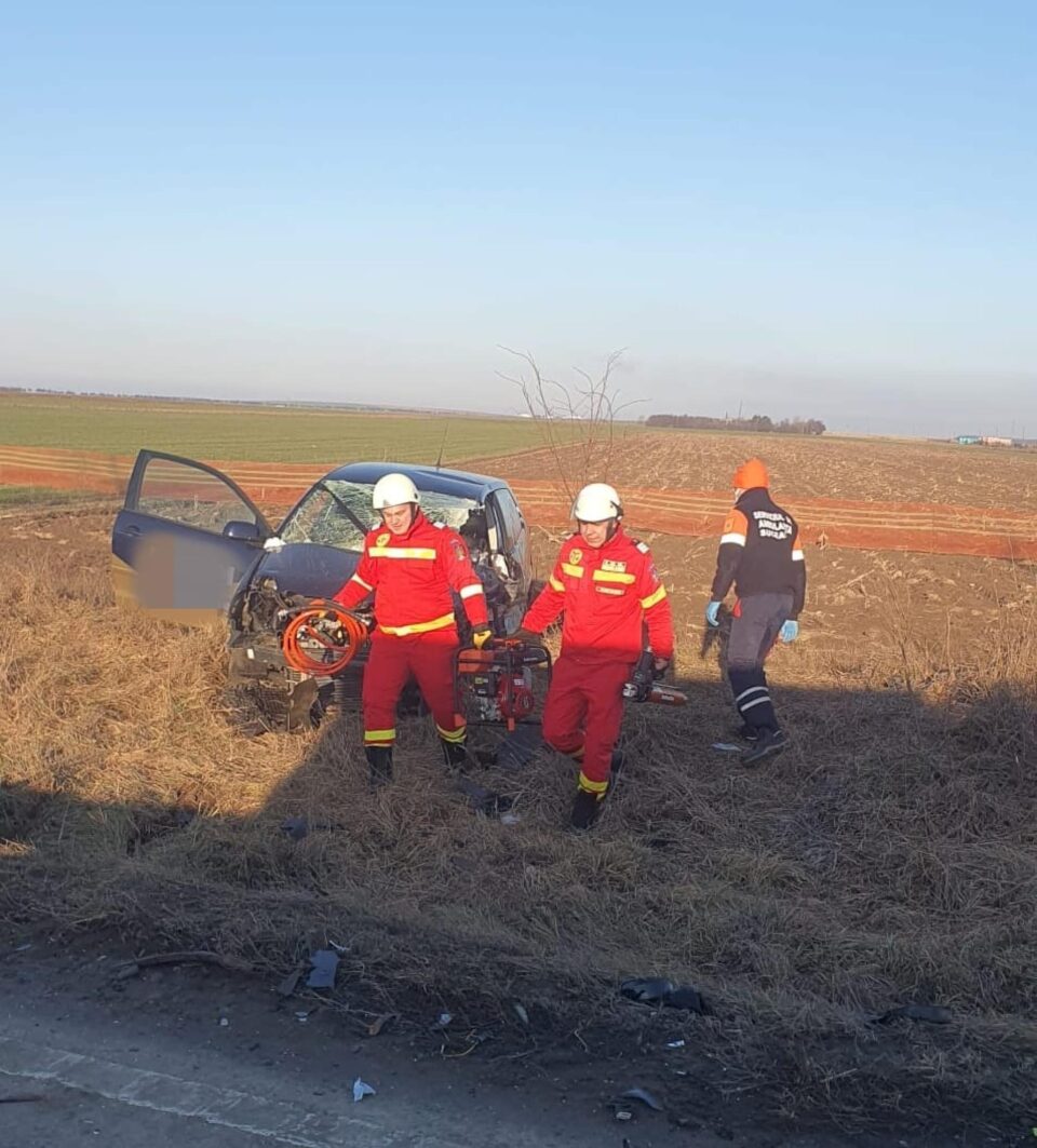 accident la Dumbrăveni