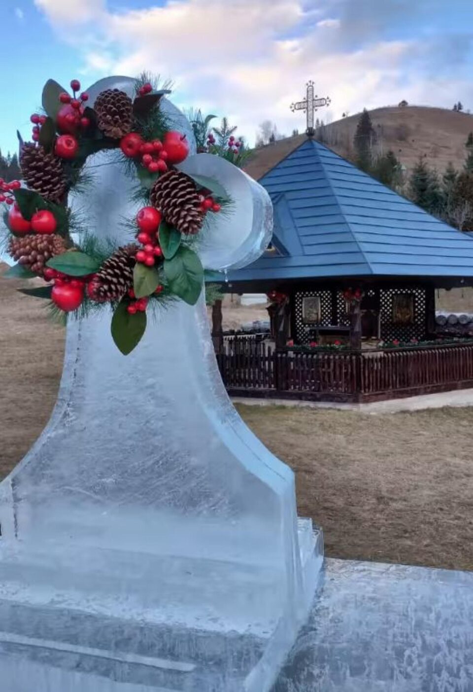 Cruce de gheață la Ciumârna