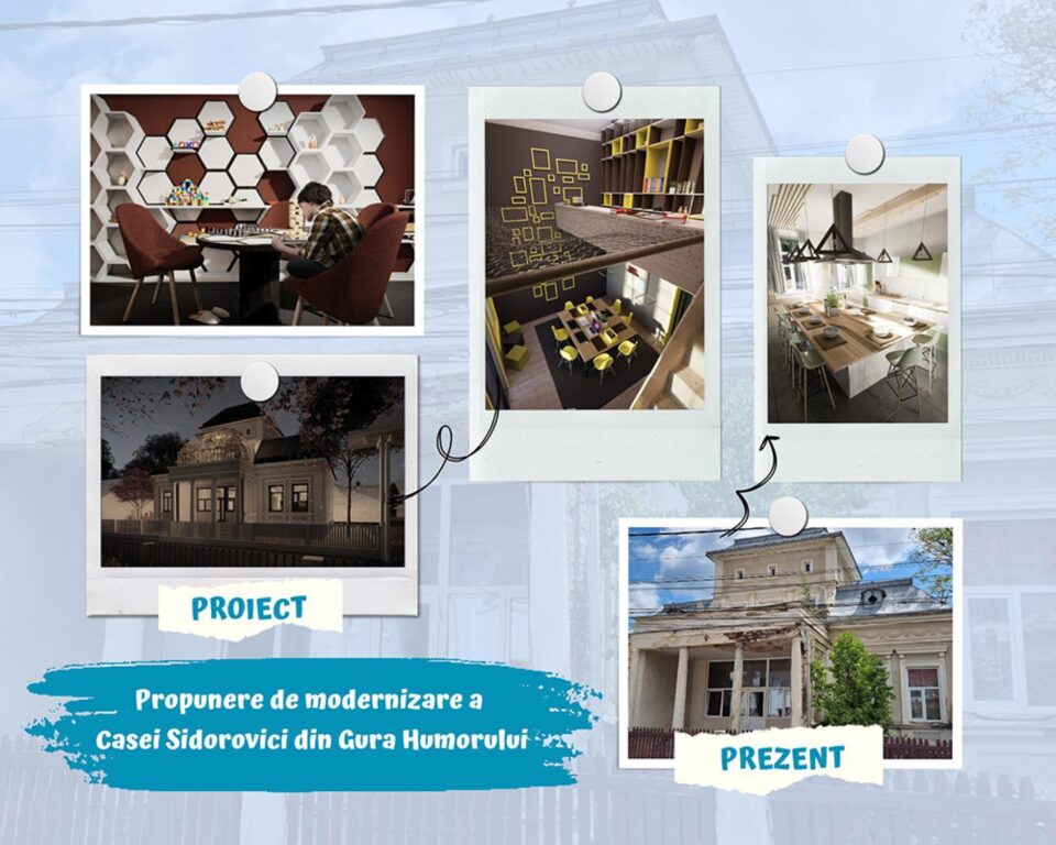 Casa Sidorovici, fost centru de plasament de la Gura Humorului, va fi modernizată de trei echipe de studenți la arhitectură