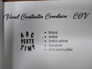 Maestrul Viorel Constantin Corodescu-COV, grafician satiric, a lansat un album care încununează întreaga sa activitate în domeniul artei
