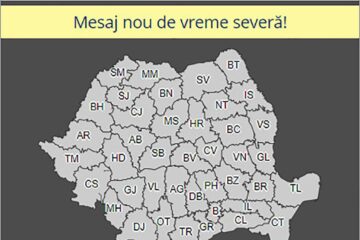 Alertă meteo de vreme severă