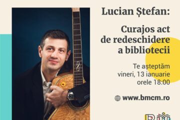 Artistul Lucian Ștefan va susține concertul „Folk și poezie”, vineri, la Biblioteca Municipală Câmpulung Moldovenesc